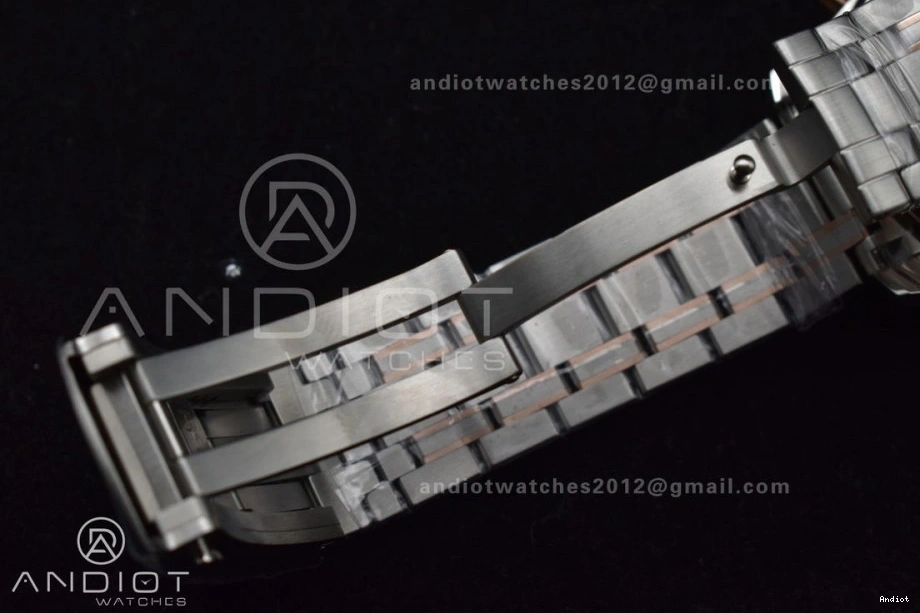 Best 1:1 SS RG SS on Black Strap 300m Edition OMF Chrono Dial A9900 Seamaster 1223